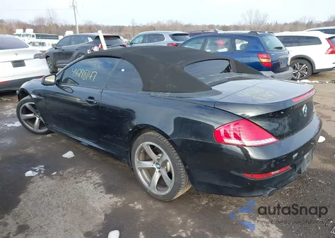 2010 BMW 650 I z USA, uszkodzony, nr VIN WBAEB5C59AC225566